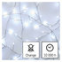 EMOS LIGHTING LED vianočná nano reťaz – ježko, 2,4 m, 3x AA, vnútorná, studená biela, časovač