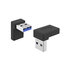 PremiumCord USB-C na USB3.0 typ A (F/M), 90° zakrivený