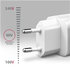 AXAGON ACU-PQ30W Sil nabíjačka 30W, 2x port (USB-A + USB-C), PD3.0/PPS/QC4+/AFC/Apple, biela