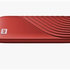 SanDisk WD My Passport SSD externý 2 TB , USB-C 3.2 , 1050/1000MB/s R/W PC a Mac , červená