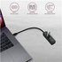 AXAGON HUE-M1C, 4x USB 3.2 Gen 1 MINI húb, kovový, kábel USB-C 20cm