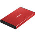 Externý box pre HDD 2,5" USB 3.0 Natec Rhino Go, červený, hliníkové telo