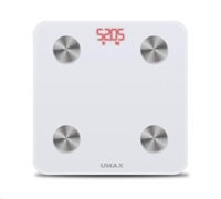 UMAX váha Smart Scale US20M chytrá osobní váha - bluetooth, maximální zátěž 150kg