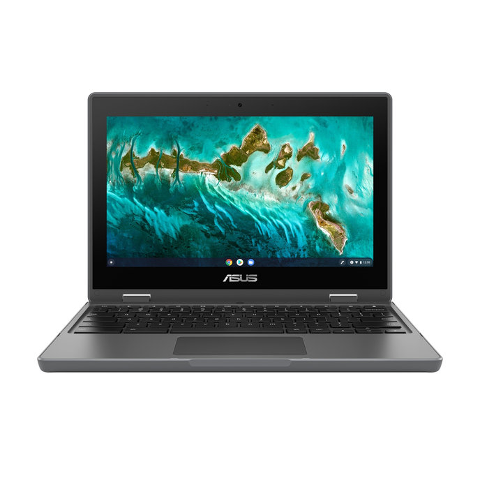 Notebook ASUS Chromebook CR11 Flip/CR1100FKA/N5100/11,6"/1366x768/T/4GB/64GB eMMC/UHD/Chrome EDU/Gray/2R