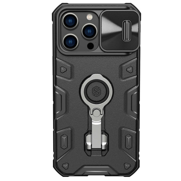 Ochranný kryt Nillkin CamShield Armor Pro pre Apple iPhone 14 PRO MAX čierny