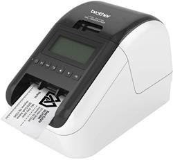 Štítkovač BROTHER tiskárna štítků QL-820NWB - 62mm, termotisk, USB, RS232, WIFI, LAN, Profi / po dokoupení DK-22251 tisk červeně /