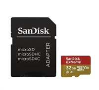SanDisk Extreme/micro SDHC/32GB/UHS-I U3 / Class 10/+ Adaptér