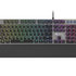 Herná klávesnica Genesis herní mechanická klávesnice THOR 400/RGB/Kailh Red/Drátová USB/US layout/Černá