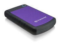 Externý pevný disk TRANSCEND 2,5" USB 3.1 StoreJet 25H3P, 1TB, fialová (odolná voči nárazom)