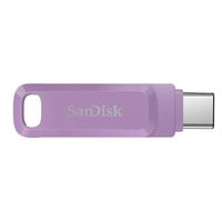 SanDisk Flash Disk 64GB Ultra Dual Drive Go, USB-C 3.2, Fialová