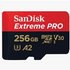SanDisk Extreme PRO/micro SDXC/256GB/200MBps/UHS-I U3 / Class 10/+ Adaptér
