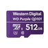 WESTERN DIGITAL Karta WD MicroSDXC 512GB Purple WDD512G1P0C Class 10 (R:100/W:60 MB/s)