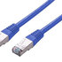 C-TECH kabel patchcord Cat5e, FTP, modrý, 0,5m