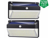 Viking venkovní solární LED světlo M328 s pohybovým senzorem, sada 2 ks