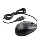 Optická myš HP Travel Mouse/Cestovná/Optická/1 000 DPI/Drôtová USB/Čierna
