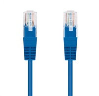 C-TECH kabel patchcord Cat5e, UTP, modrý, 0,5m