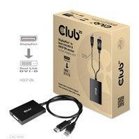 CLUB 3D Club3D Aktívny adaptér DisplayPort na Dual Link DVI-D, napájanie USB, 60 cm, HDCP ON
