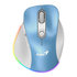 Bluetooth optická myš Genius Ergo 9000S Pre/Ergonomická/Optická/Pre pravákov/2 400 DPI/USB+BT/Svetlo modrá