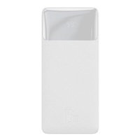 Baseus Bipow powerbanka s digitálním displejem  20000mAh 15W bílá