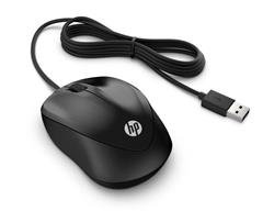 Optická myš HP Wired 1000/Cestovná/Optická/1 200 DPI/Drôtová USB/Čierna