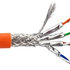 S/FTP kabel LEXI-Net, Cat6A, LS0H, B2ca-s1a,d0,a1, oranžový, 500m, cívka