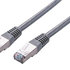 C-TECH kabel patchcord Cat5e, FTP, šedý, 15m