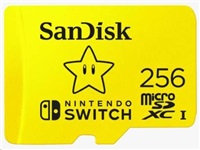 SanDisk Nintendo Switch/micro SDXC/256GB/100MBps/UHS-I U3 / Class 10