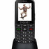 EVOLVEO EasyPhone EG, mobilný telefón pre seniorov s nabíjacím stojanom, čierny