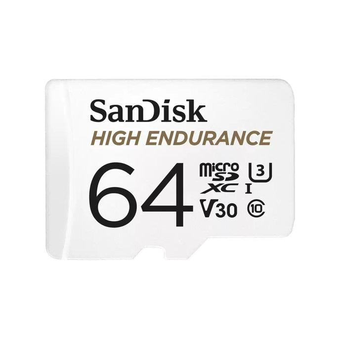 SanDisk High Endurance/micro SDXC/64GB/UHS-I U3 / Class 10/+ Adaptér