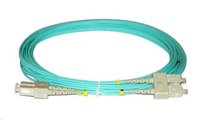 OEM Duplexní patch kabel MM 50/125, OM3, SC-SC, LS0H, 2m