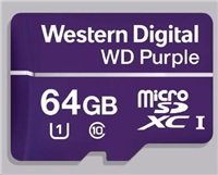 WESTERN DIGITAL WD Purple microSDXC 64GB Class 10 U1