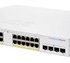 Cisco switch CBS250-24FP-4X (24xGbE,4xSFP+,24xPoE+,370W) - REFRESH