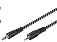 PREMIUMCORD Audio kábel Jack 3.5 mm - Jack 2.5 mm 2 m (M/M, stereo)