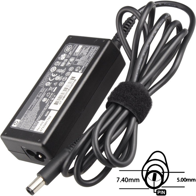 SIL Napájací adaptér 65W 18,5V, 7.4x5.0, originál HP