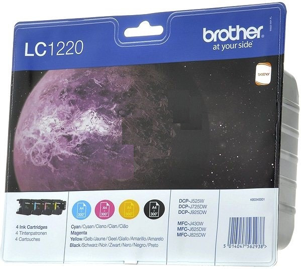BROTHER LC-1220VALBP (inkoust multipack Bk+CMY)