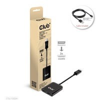 CLUB 3D Club3D hub MST (Multi Stream Transport) DisplayPort 1.4 až 2xHDMI duálny monitor 4K60Hz (M/F)