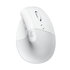 Bluetooth optická myš Logitech Lift/Vertikálna/Optická/Pre pravákov/4 000 DPI/USB+BT/Svetlo šedá