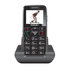 EVOLVEO EasyPhone, mobilný telefón pre seniorov s nabíjacím stojanom (čierny)