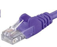 PREMIUMCORD Patch kabel UTP RJ45-RJ45 level 5e 2m fialová