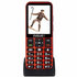 EVOLVEO EasyPhone LT, mobilný telefón pre seniorov s nabíjacím stojanom (červená farba)