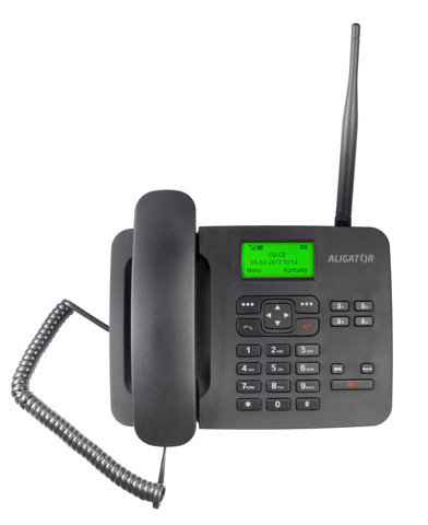 Aligator GSM stolní telefon T100, černá