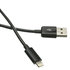 Kábel C-TECH USB/Lightning, 1 m, čierny