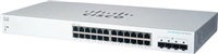 Cisco switch CBS220-24T-4G (24xGbE,4xSFP,fanless) - REFRESH