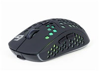 Bluetooth optická myš GEMBIRD myš RAGNAR WRX500, černá, bezdrátová, podsvícená, 1600DPI, USB nano receiver