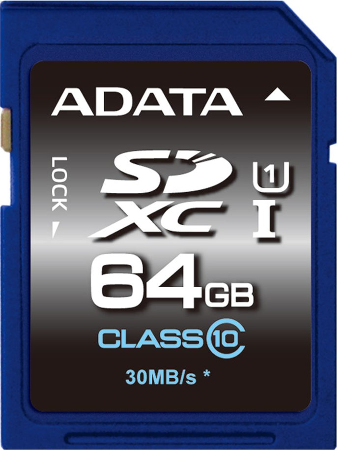 ADATA/SDXC/64GB/UHS-I U1 / Class 10