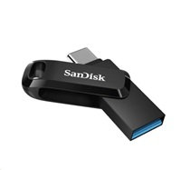 SanDisk Ultra Dual Drive Go/128 GB/USB 3.1/USB-A + USB-C/Čierna