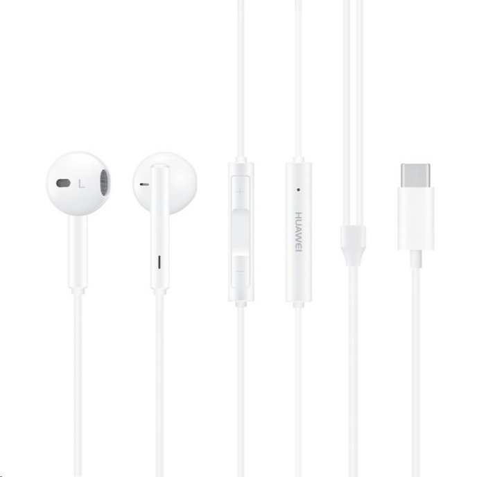 Slúchadlá Huawei In-ear  CM33, USB-C, biele