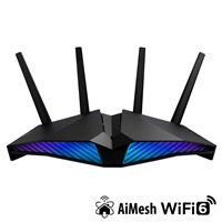 ASUS DSL-AX82U Dvojpásmový bezdrôtový modemový router AX5400 Wifi 6 VDSL, 4x gigabitový RJ45, 1x USB3.0, 1x gigabitová