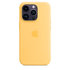 APPLE iPhone 14 Pre Max Silicone Case with MS - Sunglow