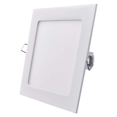 EMOS LED panel 170×170, štvorcový vstavaný biely, 12,5W teplá biela